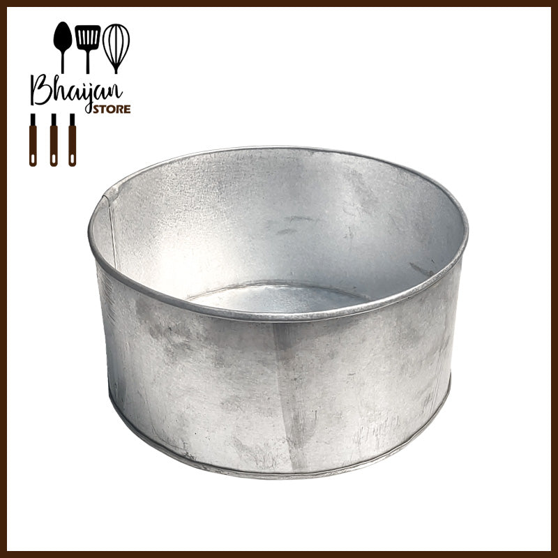 Round Cake pan in (G.I) 4" height