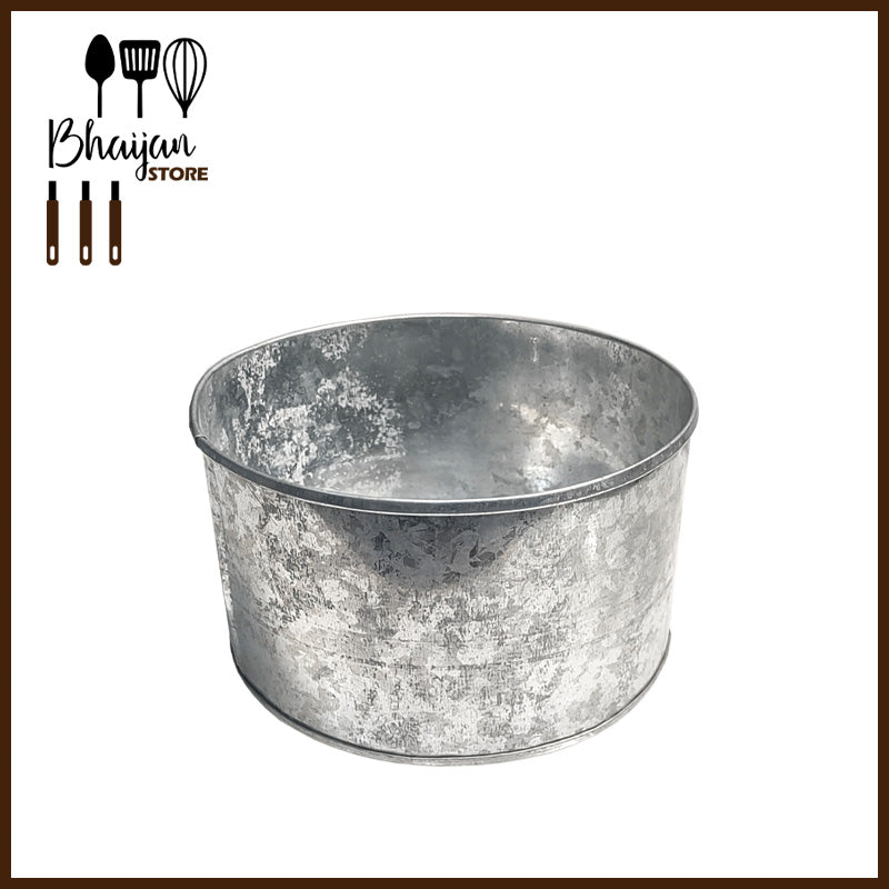Round Cake pan in (G.I) 4" height