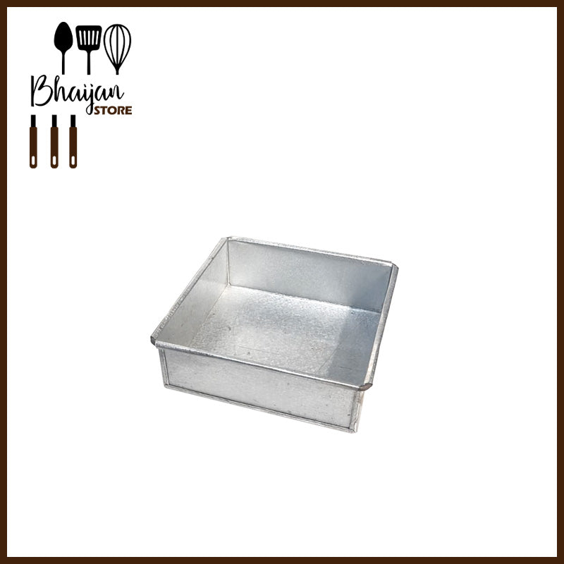Square Cake Pan (G.I) (2" height)