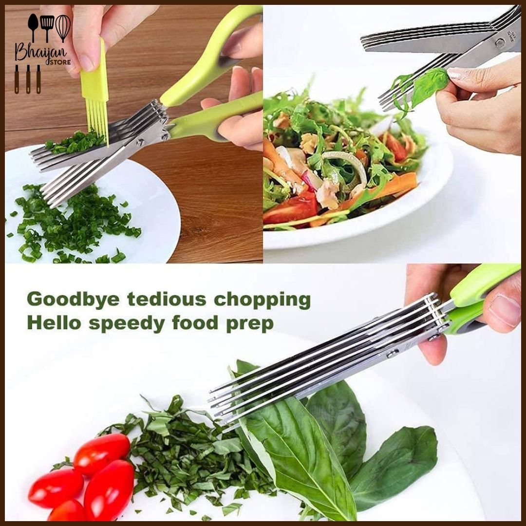 5-Layer Stainless Steel Kitchen Scissors