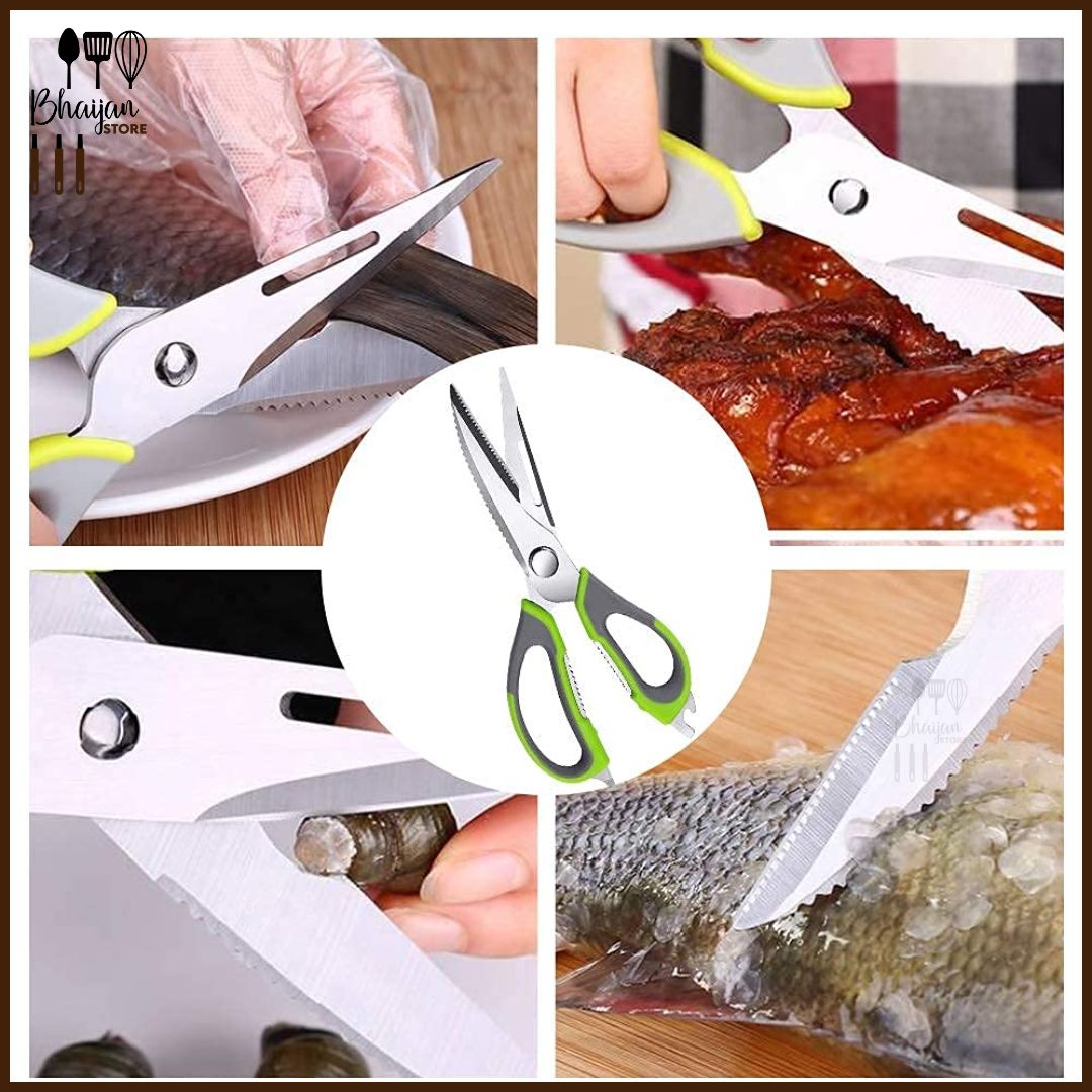 Heavy Duty 7-in-1 Multipurpose Kitchen Scissors
