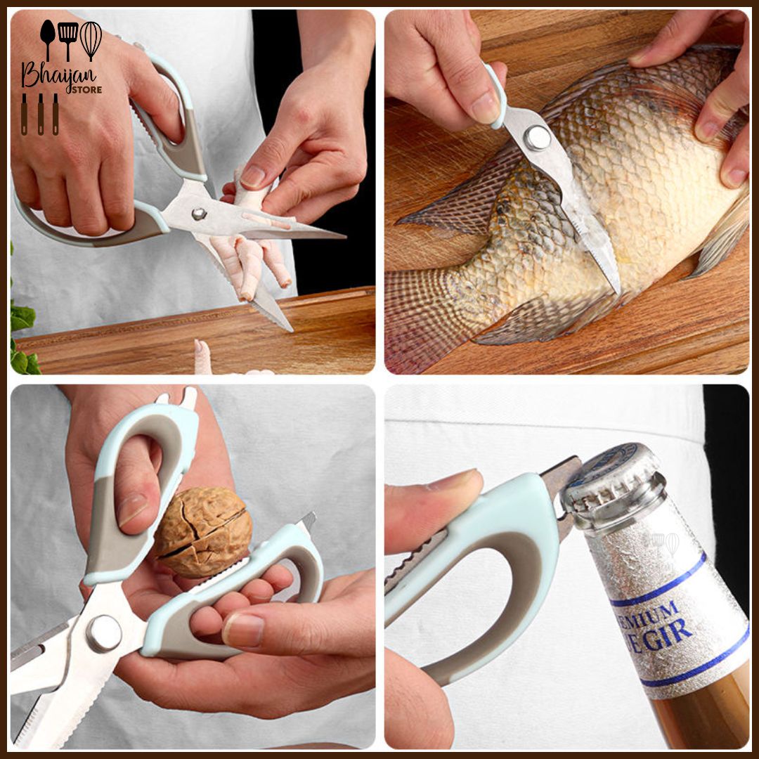 Heavy Duty 7-in-1 Multipurpose Kitchen Scissors