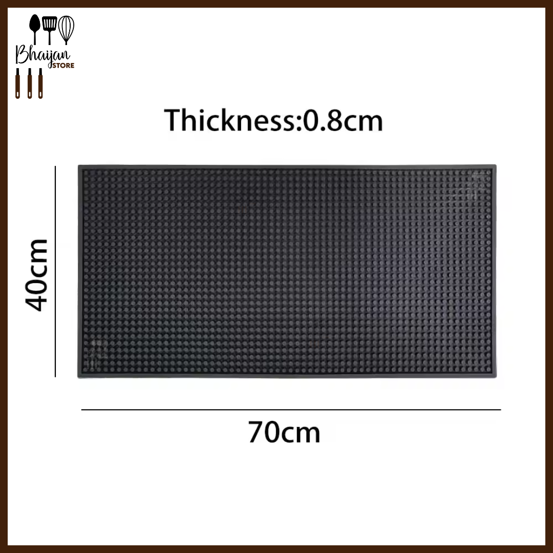 Non-Slip Rubber Bar Mat 70 × 40 cm (27.6 × 15.7 in)