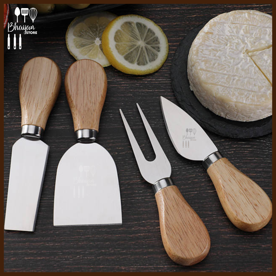 4-Piece Cheese Knife Set