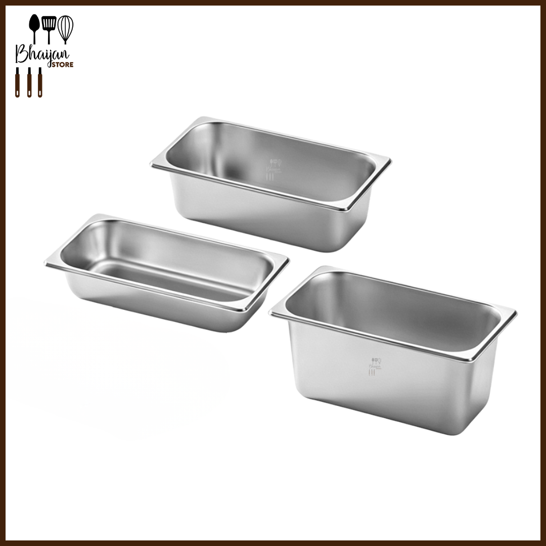 GN Pan 1/3 Stainless Steel Food Pan