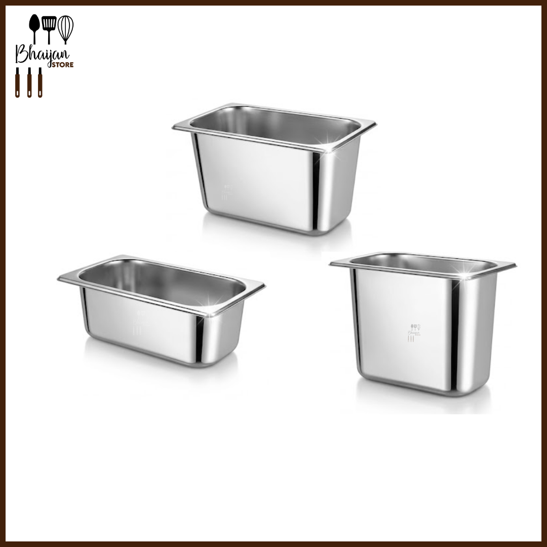 GN Pan 1/4 Stainless Steel Food Pan