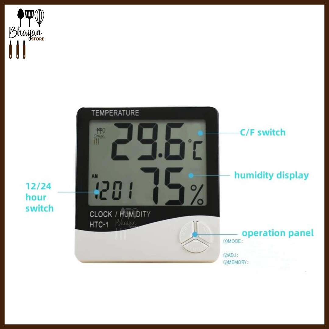HTC-1 Digital Thermometer & Hygrometer