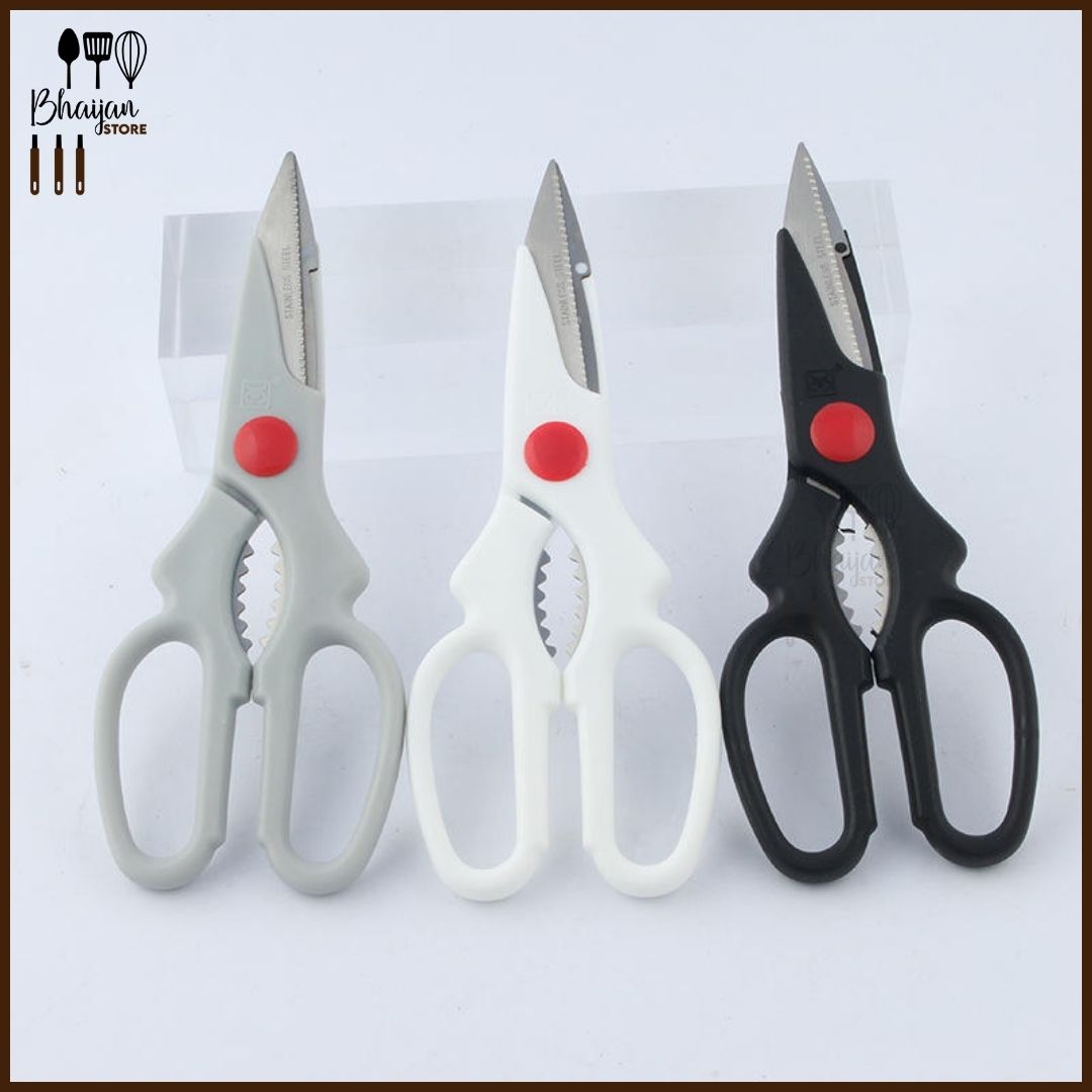 Heavy Duty Stainless Steel Kitchen Scissors – Multipurpose Meat & Poultry Shears