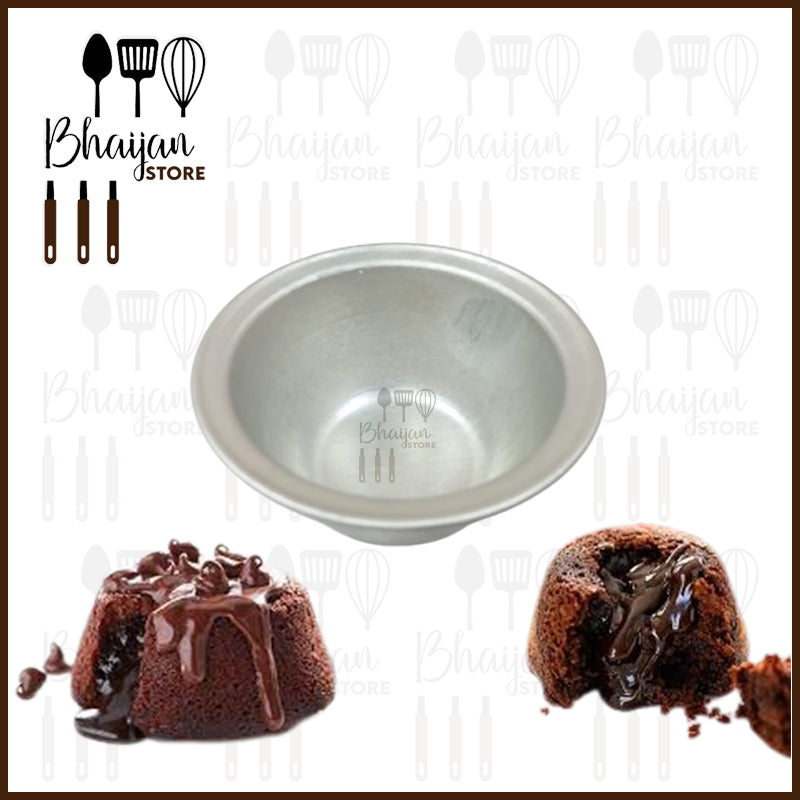 Lava Cake Baking Mold Aluminum (Plain)