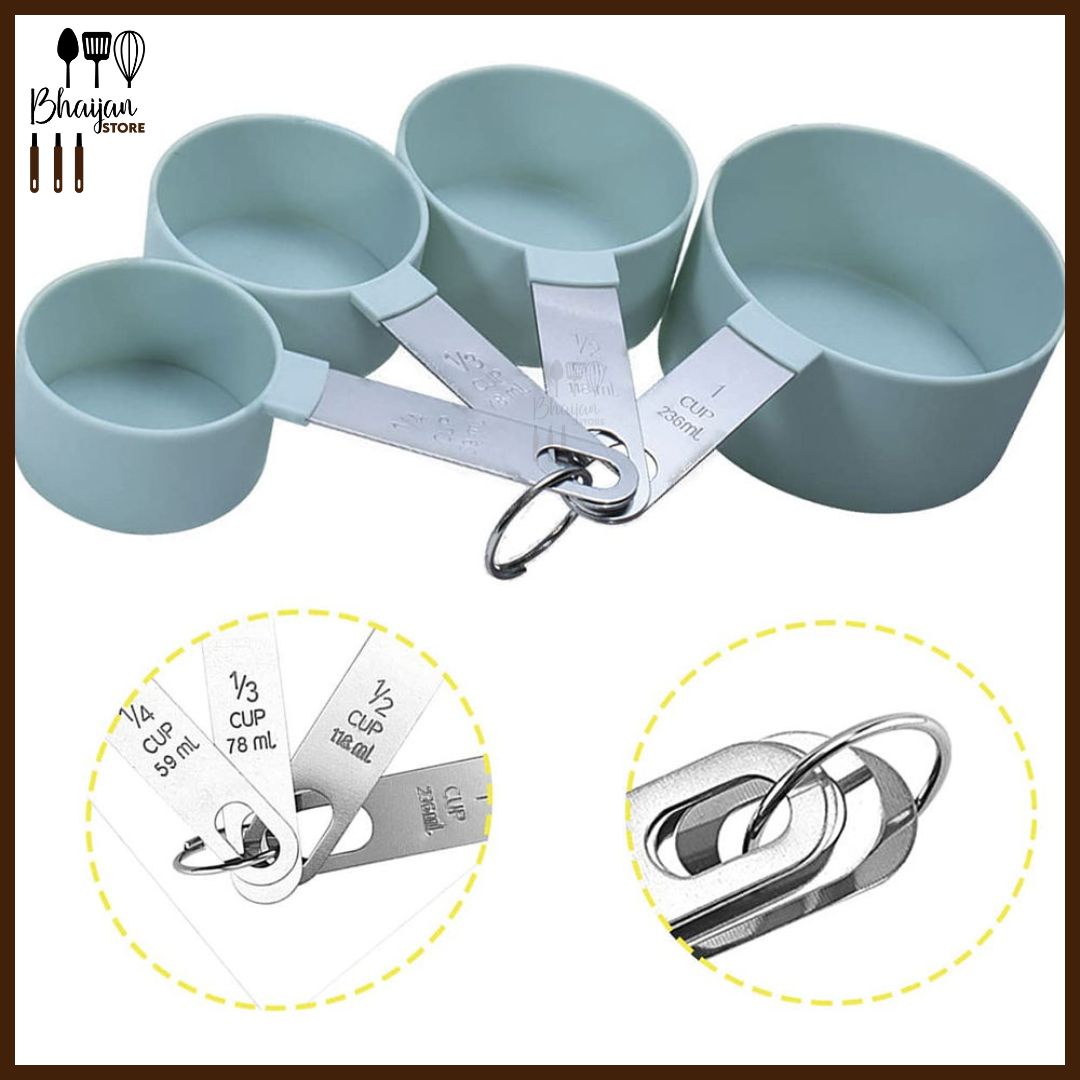 Measuring Cups & Spoons Set – 8 Pieces