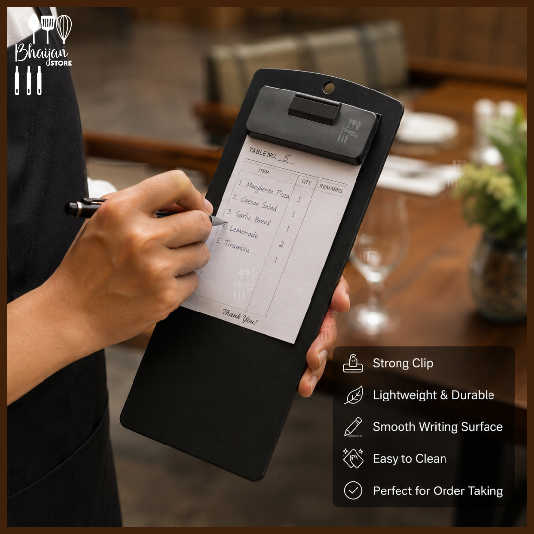 Restaurant Menu Order Board with Clip