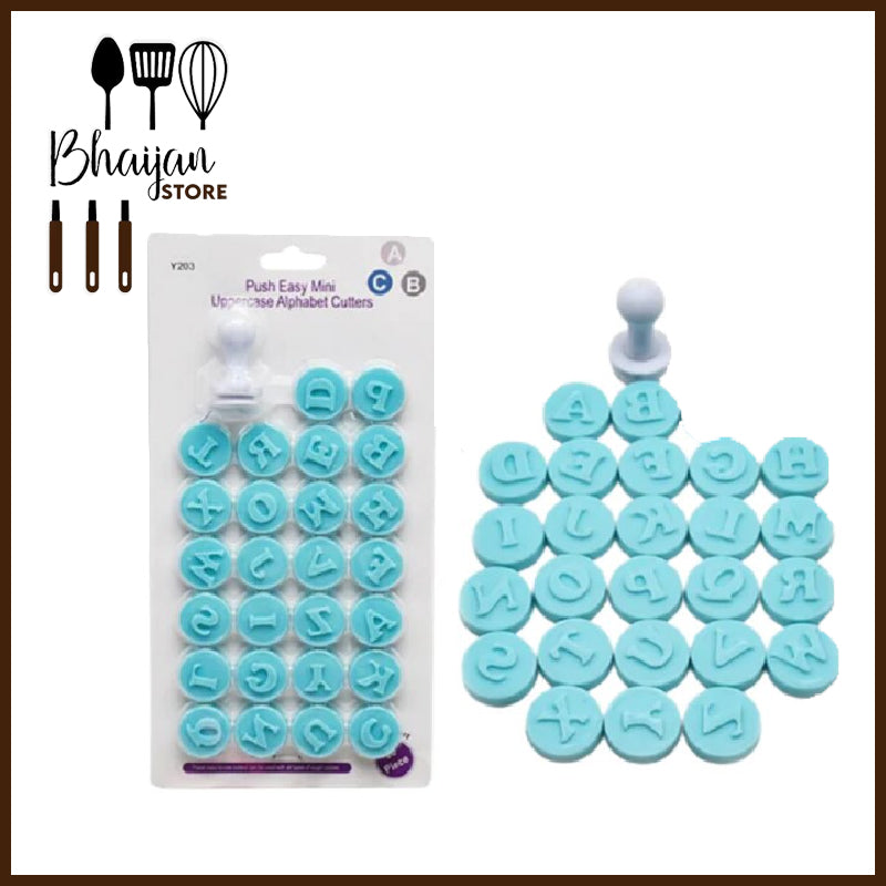 Push-easy Mini Uppercase Alphabet Cutter
