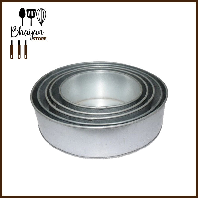Round Cake Pans (G.I) 2.5" Height