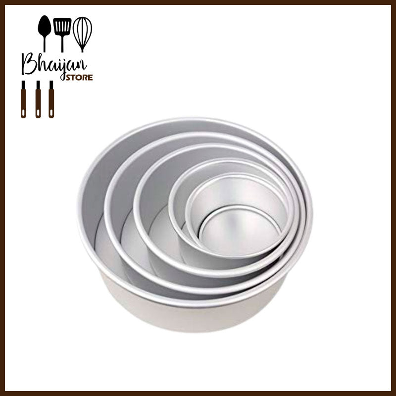 Aluminum Round Cake Pans (2 inch Height)