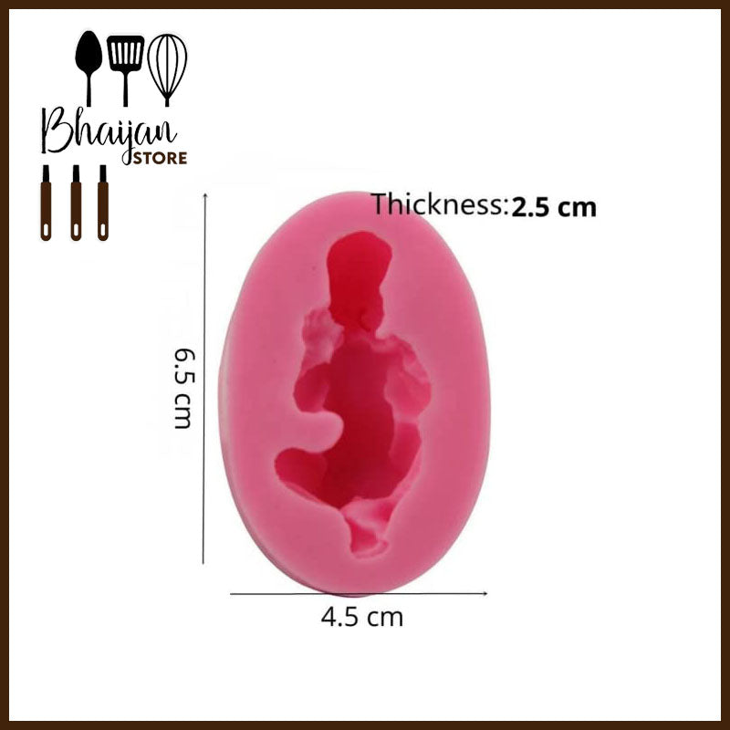 Sleeping Baby Silicone Fondant & Chocolate Mold