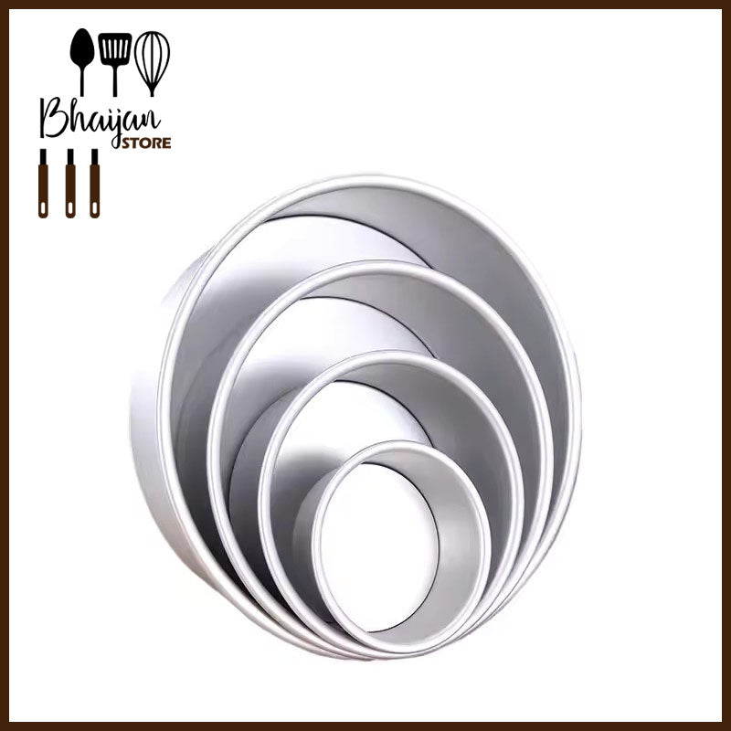 Aluminum Round Cake Pans (2.5 inch Height)