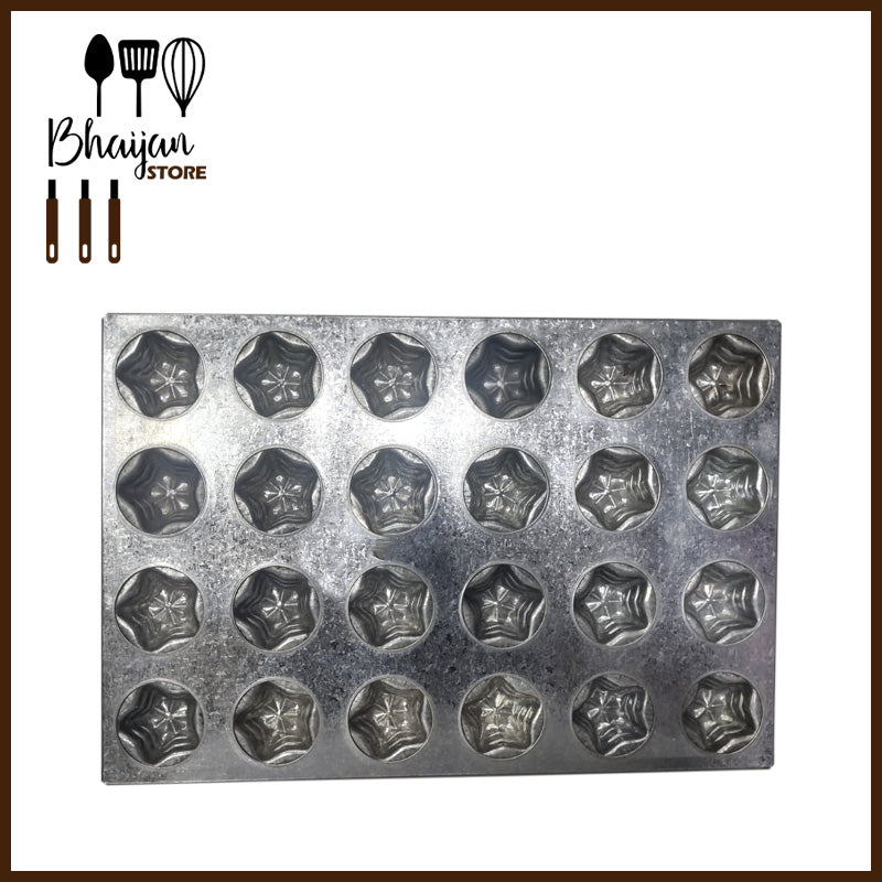 Mini Tart Tray 24 Cavity (Star Shape)