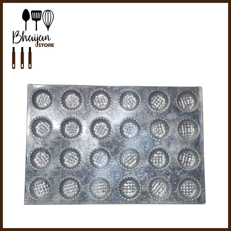 MIni Tart Tray 24 Cavity (Crinkle Shape)