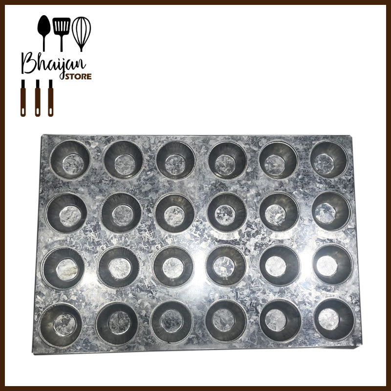 Mini Tart Tray 24 Cavity (Plain Shape)
