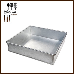 Square Cake Pan (G.I) (2" height)