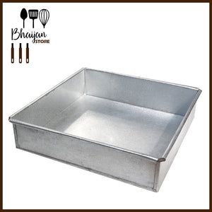 Square Cake Pan (G.I) (2" height)