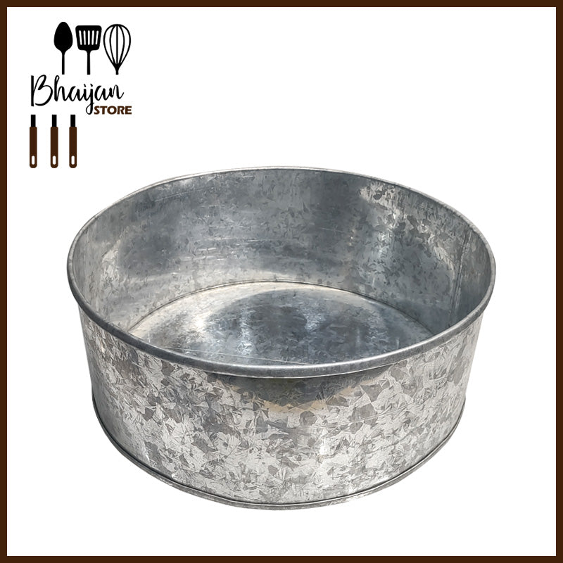 Round Cake pan in (G.I) 4" height