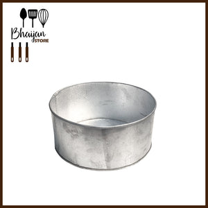 Round Cake pan in (G.I) 4" height