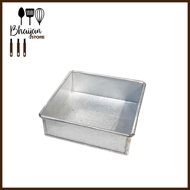 Square Cake Pan (G.I) (2" height)