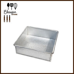 Square Cake Pan (G.I) (2" height)