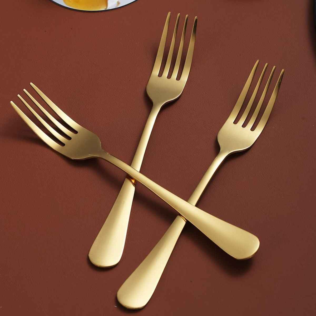 Stainless Steel Fork Golden – 6 pcs Set