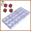 Square Shaped Chocolate Acrylic Mold 21-Cavity