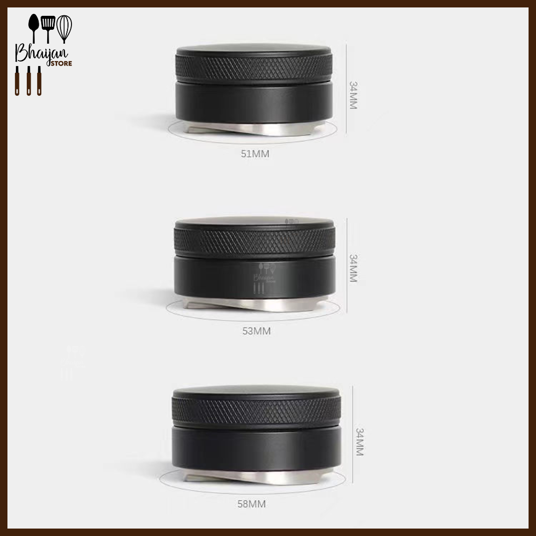 Adjustable Espresso Coffee Leveler – 51mm / 53mm / 58mm