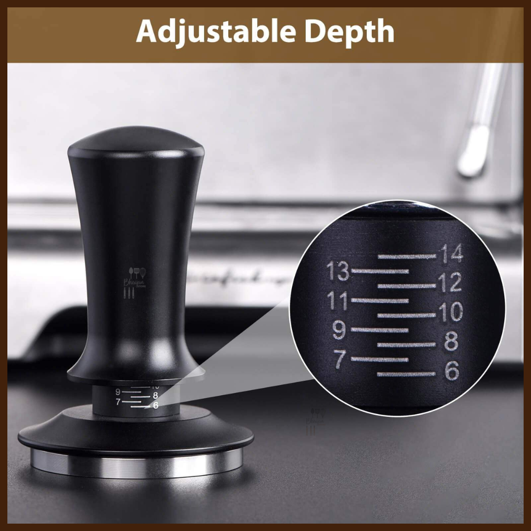 Adjustable Espresso Coffee Tamper (53mm / 58mm)