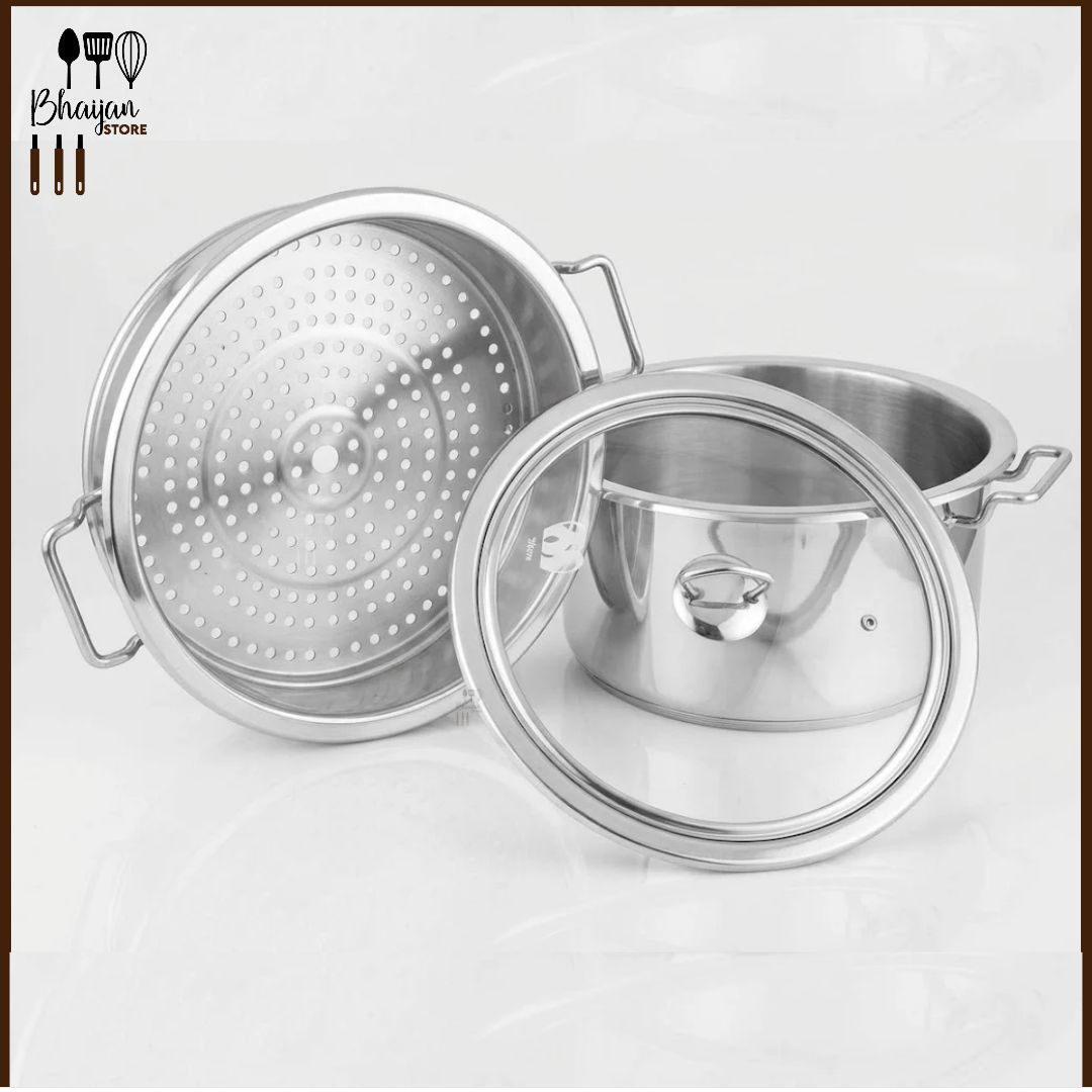 Alpha Stainless Steel 2 Layer Steamer