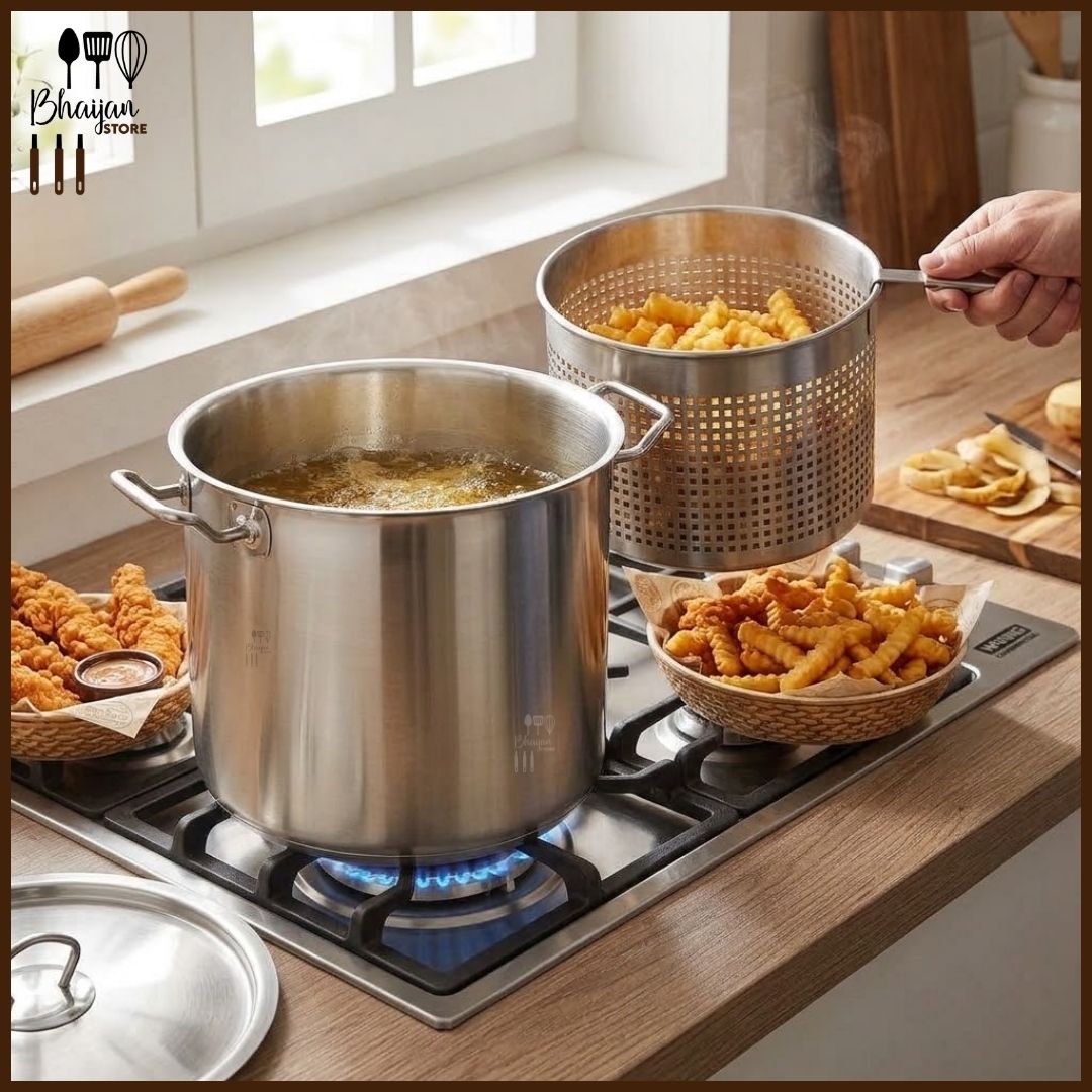 Alpha Stainless Steel Deep Fryer