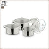 Alpha Stainless Steel Pot Glass Lid