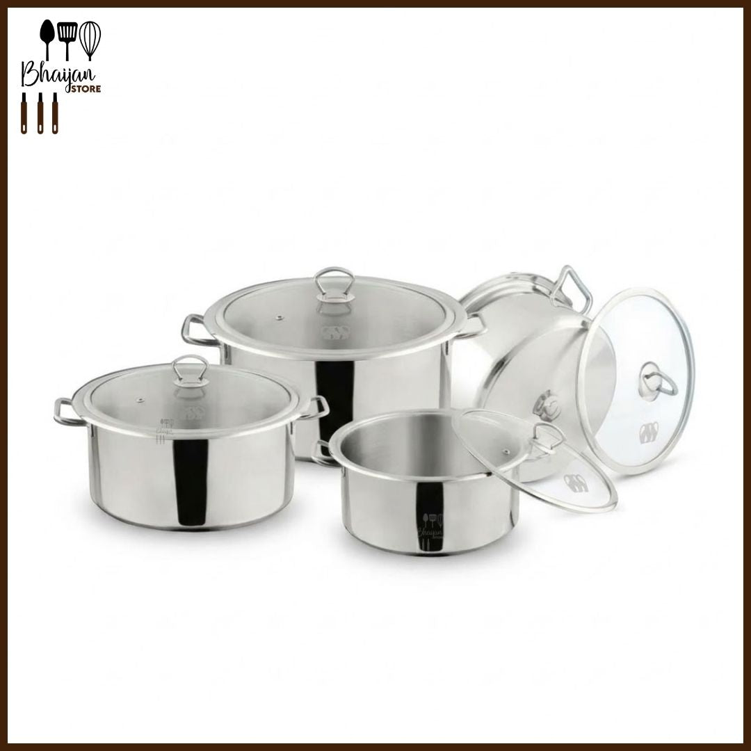 Alpha Stainless Steel Pot Glass Lid