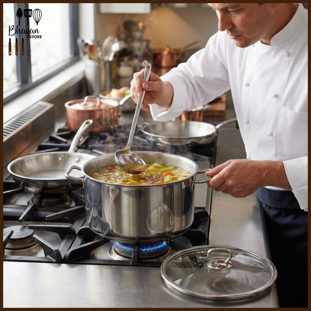 Alpha Stainless Steel Pot Glass Lid