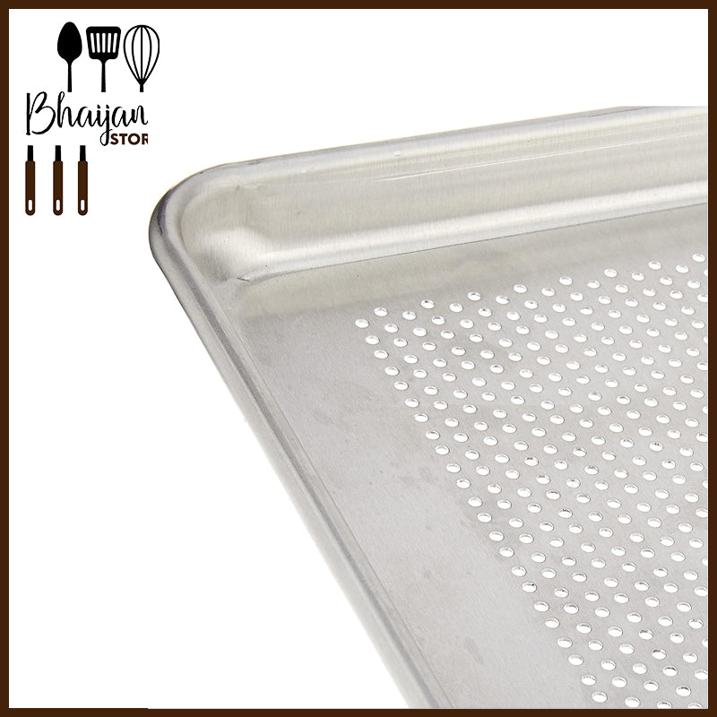 Aluminium Baking Tray (Perforated) 16"x 24" 1" Deep