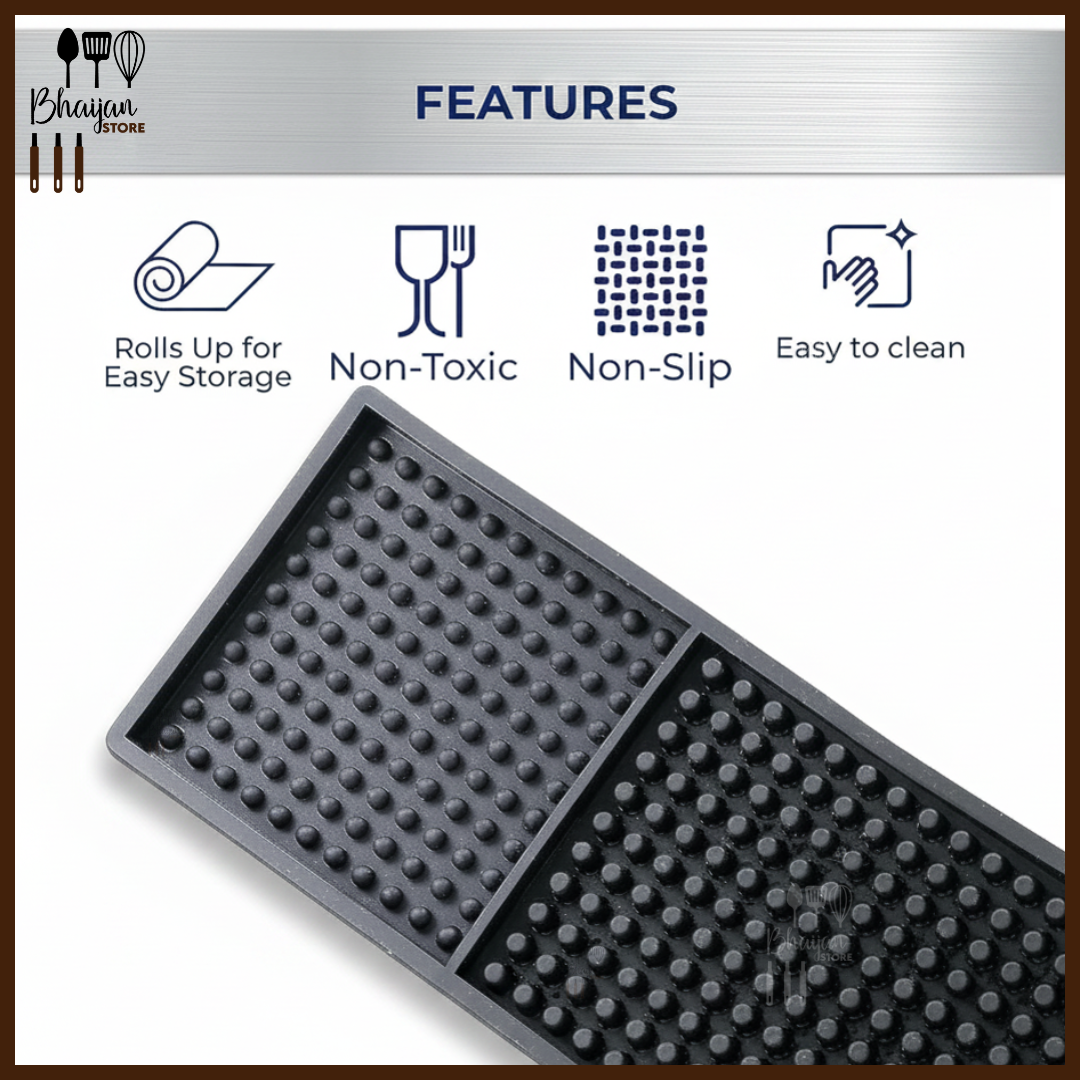 Non-Slip Rubber Bar Mat 60 × 8 cm (23.6 × 3.1 in)