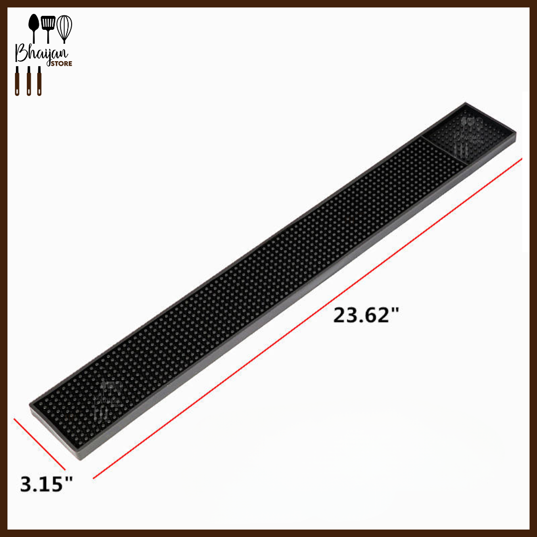 Non-Slip Rubber Bar Mat 60 × 8 cm (23.6 × 3.1 in)