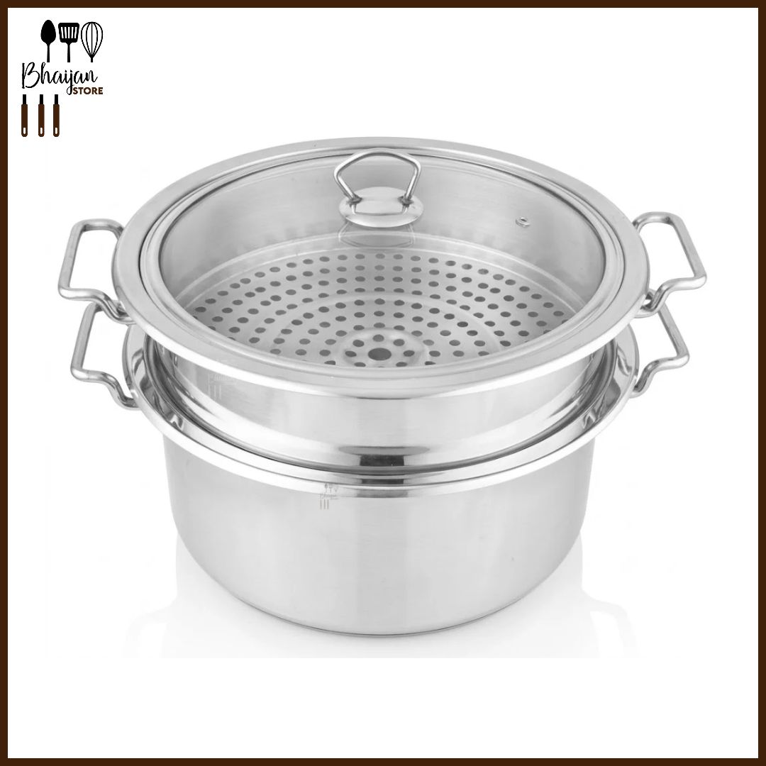 Alpha Stainless Steel 2 Layer Steamer