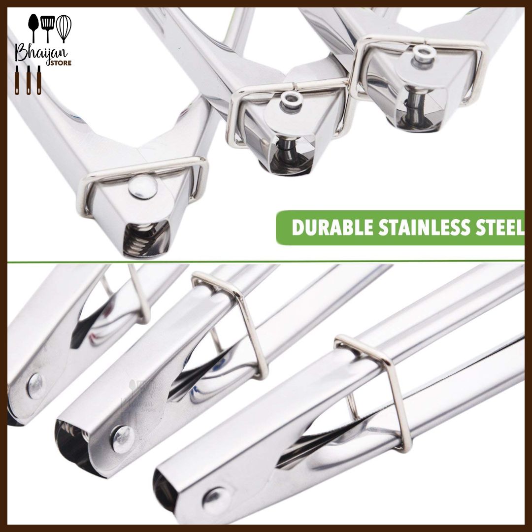 Silicone Tong – 7 Inch Heat-Resistant Metal Tong