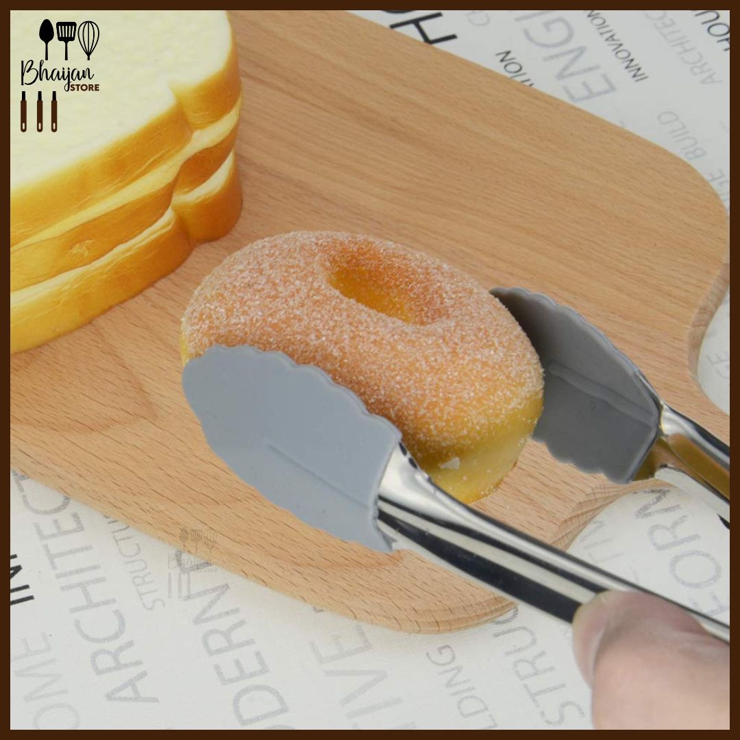 Silicone Tong – 7 Inch Heat-Resistant Metal Tong