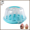 Round Cupcake Carrier with Lid & Handle