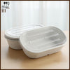 Biodegradable Oval Food Box with Lid - 1000pcs