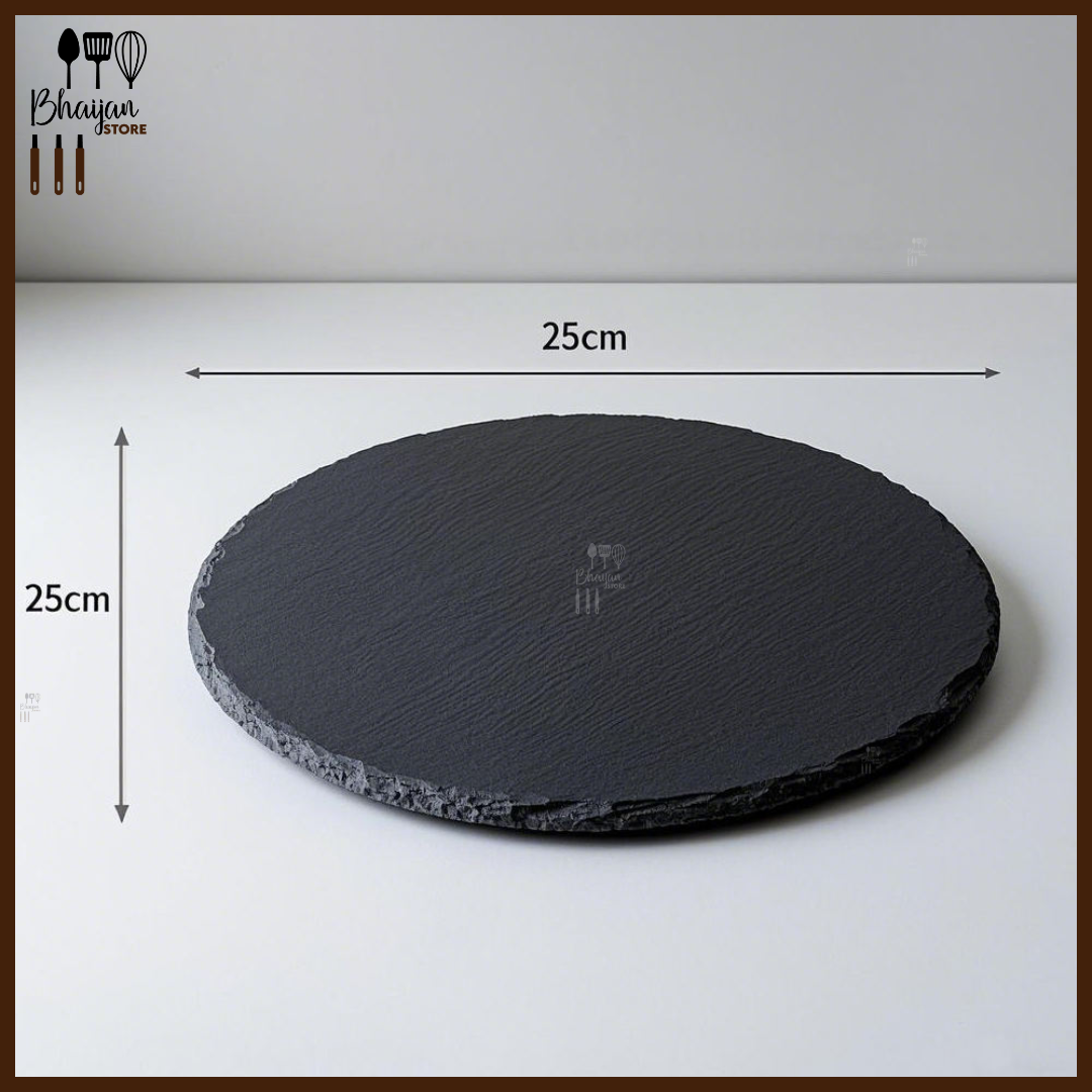 Round Stoneware Serving Plate