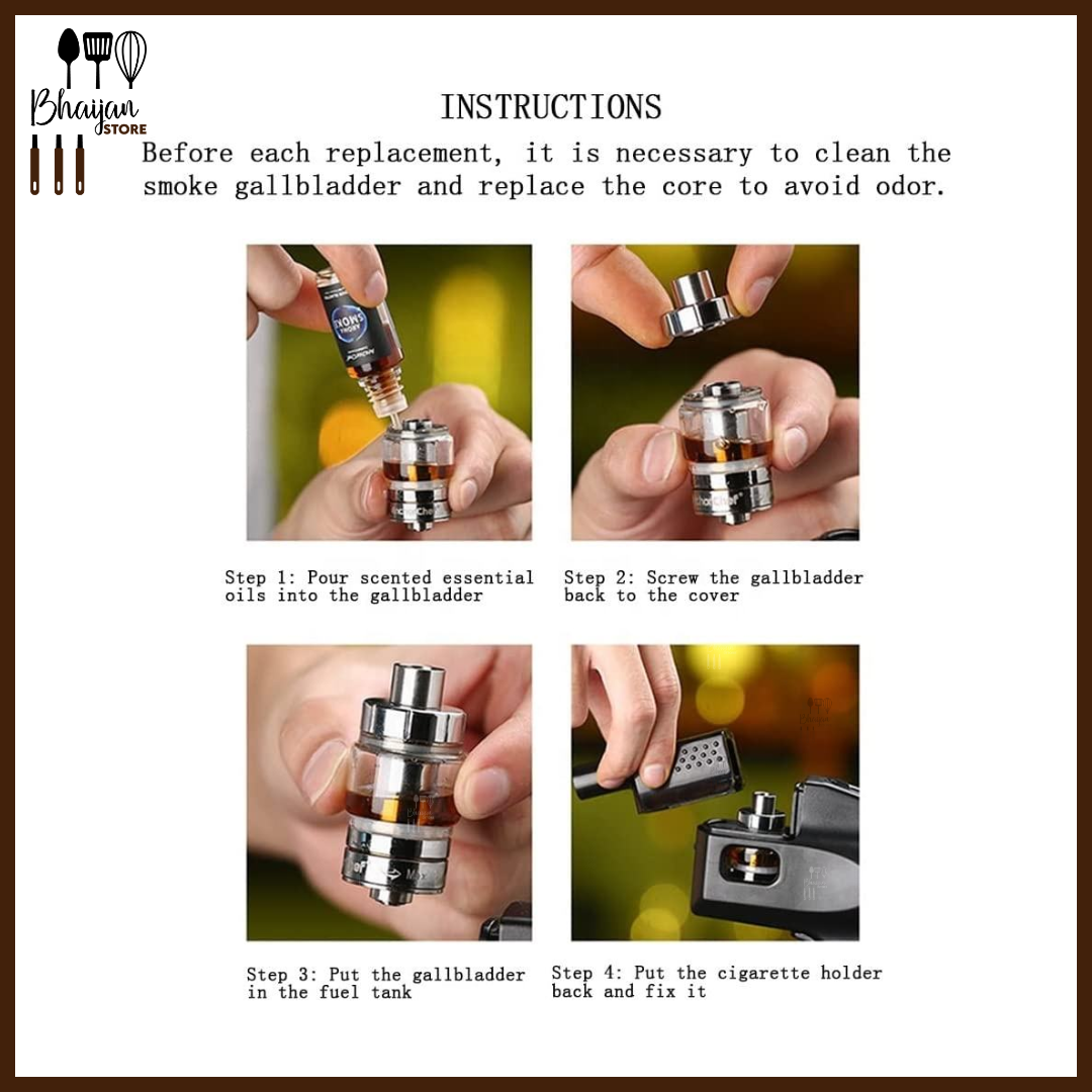 Smoking Bubble Gun Kit