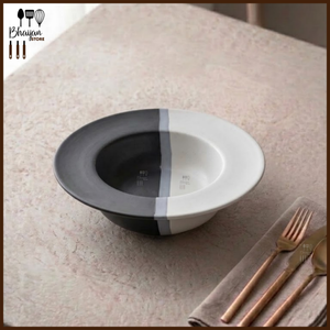 Ceramic Wide Rim Pasta Bowl