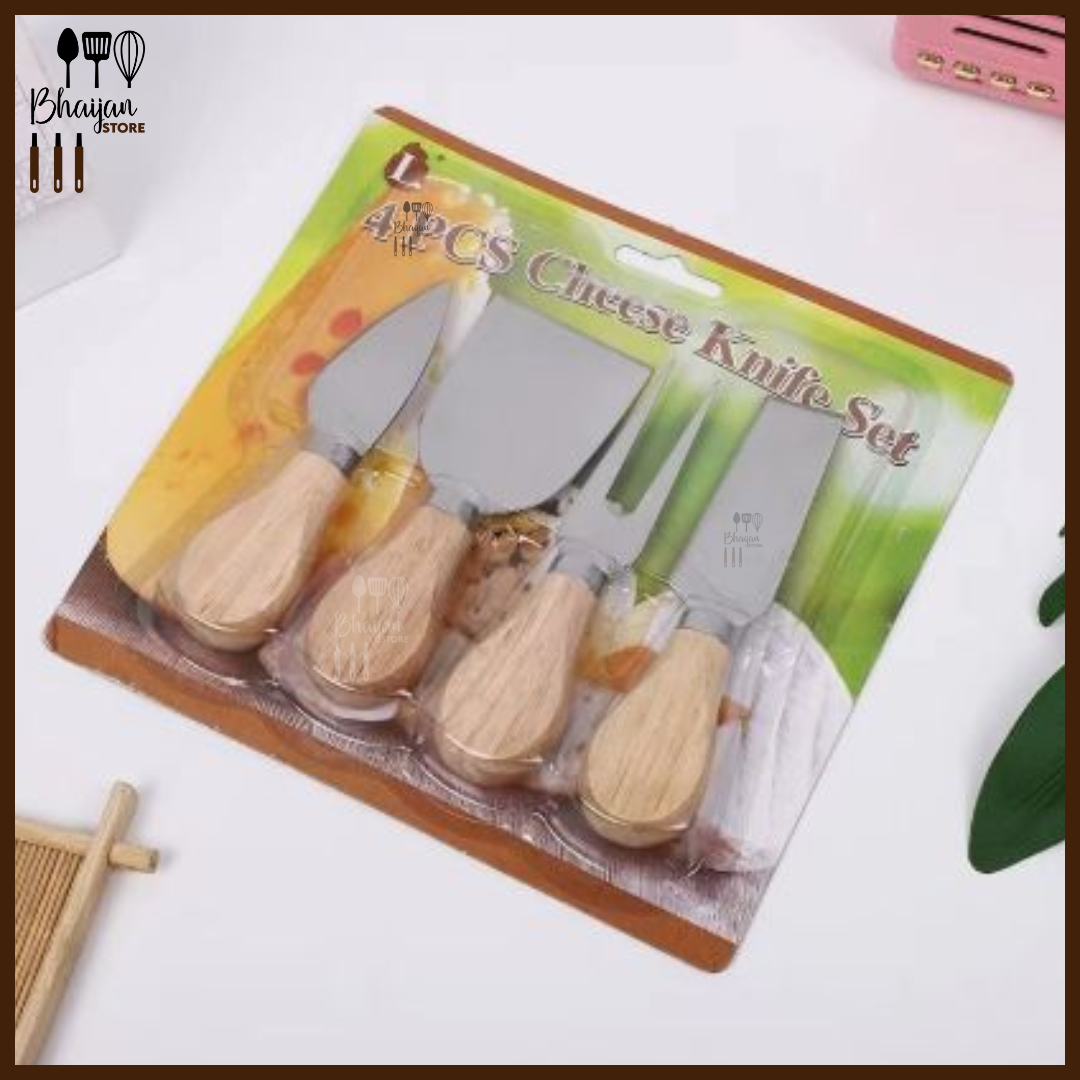 4-Piece Cheese Knife Set